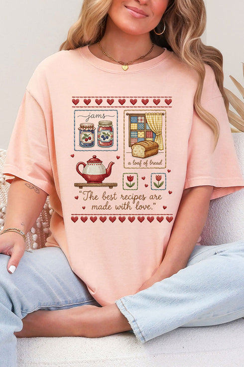 Made With Love Comfort Colors Adult Ring-Spun Cotton Tee