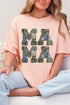 Patchwork Camo Mama Comfort Colors Adult Ring-Spun Cotton Tee