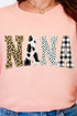 Pattern Play Nana Comfort Colors Adult Ring-Spun Cotton Tee