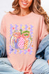 Pretty Patchwork Pumpkin Comfort Colors Adult Ring-Spun Cotton Tee