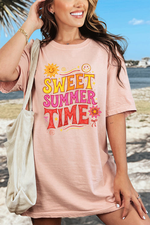 Golden Glow Sweet Summer Time Comfort Colors Adult Ring-Spun Cotton Tee