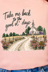 Take Me Back Comfort Colors Adult Ring-Spun Cotton Tee