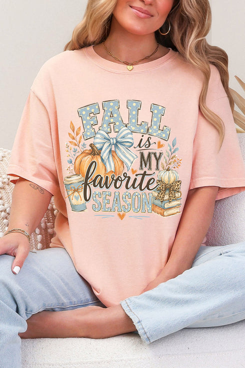 Fall Season Charm Comfort Colors Adult Ring-Spun Cotton Tee