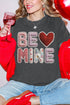 Be Mine Faux Yarn Comfort Colors Adult Ring-Spun Cotton Tee