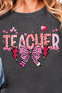 Bow Teacher Doodle Comfort Colors Adult Ring-Spun Cotton Tee