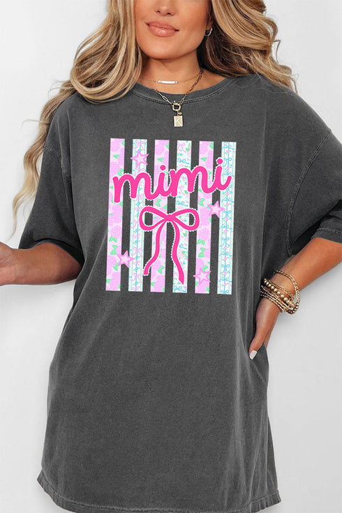 Personalized Bow-tiful Garden Comfort Colors Adult Ring-Spun Cotton Tee *Choose Your Name