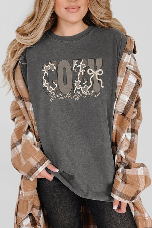 Camo Cozy Season Comfort Colors Adult Ring-Spun Cotton Tee