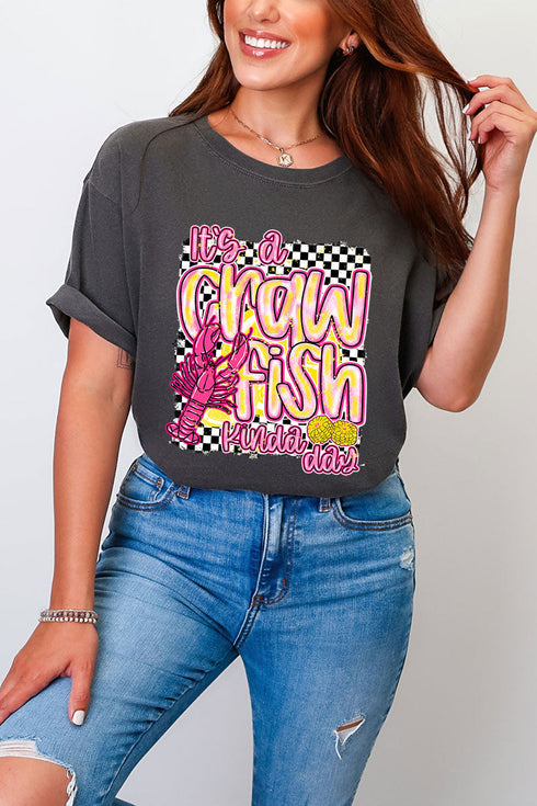 Crawfish Kinda Day Comfort Colors Adult Ring-Spun Cotton Tee