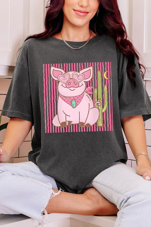 Desert Diva Piggy Comfort Colors Adult Ring-Spun Cotton Tee