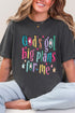 Distressed Big Plans For Me Comfort Colors Adult Ring-Spun Cotton Tee