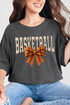 Faux Yarn Basketball Coquette Comfort Colors Adult Ring-Spun Cotton Tee