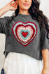 Faux Yarn Heart Collection Comfort Colors Adult Ring-Spun Cotton Tee