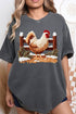 Faux Yarn Winter Chicken Comfort Colors Adult Ring-Spun Cotton Tee
