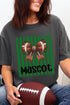 Personalized Green Varsity Bow Comfort Colors Adult Ring-Spun Cotton Tee *Enter Mascot Name