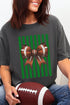 Green Varsity Bow Comfort Colors Adult Ring-Spun Cotton Tee