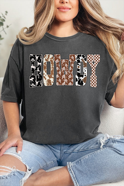 Howdy And Hide Comfort Colors Adult Ring-Spun Cotton Tee