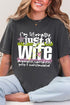 Literally Just A Wife Comfort Colors Adult Ring-Spun Cotton Tee