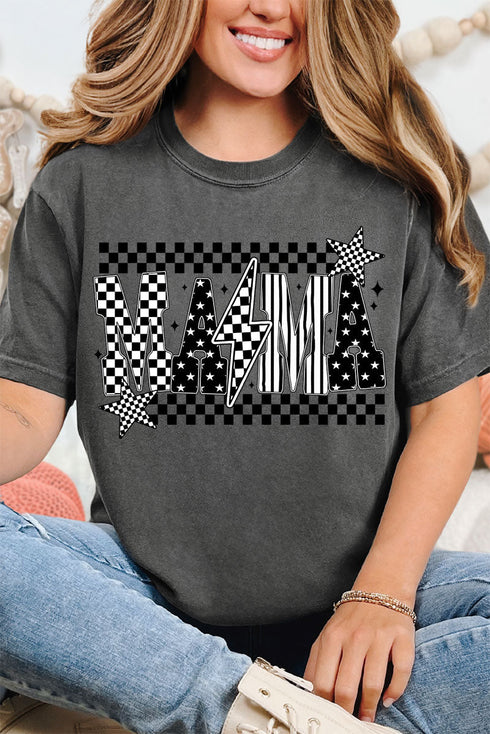 Mama Check It Out Comfort Colors Adult Ring-Spun Cotton Tee