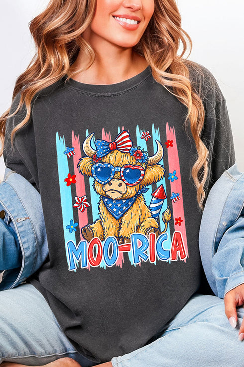 Moo-Rica Comfort Colors Adult Ring-Spun Cotton Tee
