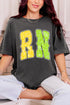 Personalized Neon Care Crew Comfort Colors Adult Ring-Spun Cotton Tee *Choose Title
