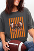 Orange Varsity Bow Comfort Colors Adult Ring-Spun Cotton Tee