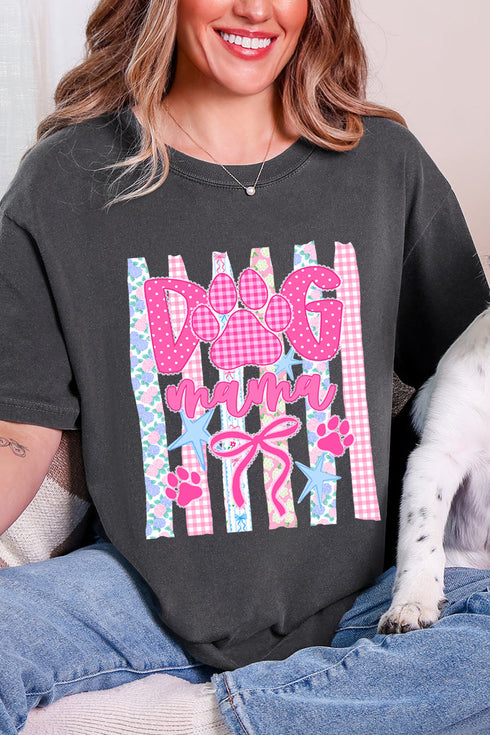 Pawfectly Pink Dog Mama Comfort Colors Adult Ring-Spun Cotton Tee