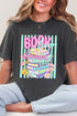 Petals & Paperback Book Lover Comfort Colors Adult Ring-Spun Cotton Tee