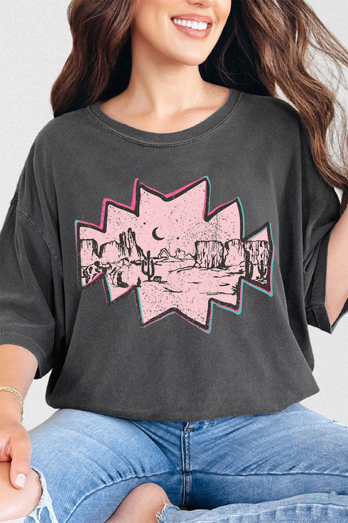 Pink Mesa Moonrise Comfort Colors Adult Ring-Spun Cotton Tee