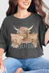 Prayin' Heifer Comfort Colors Adult Ring-Spun Cotton Tee