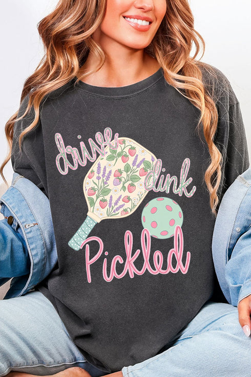Pretty Drive Dink Pickled Pink Comfort Colors Adult Ring-Spun Cotton Tee