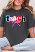 Retro Teach Ribbon Comfort Colors Adult Ring-Spun Cotton Tee