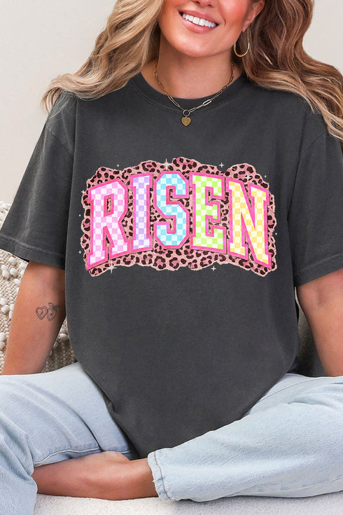Risen In Color Comfort Colors Adult Ring-Spun Cotton Tee