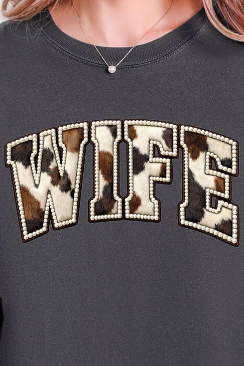 Rodeo Pearl Wife Comfort Colors Adult Ring-Spun Cotton Tee