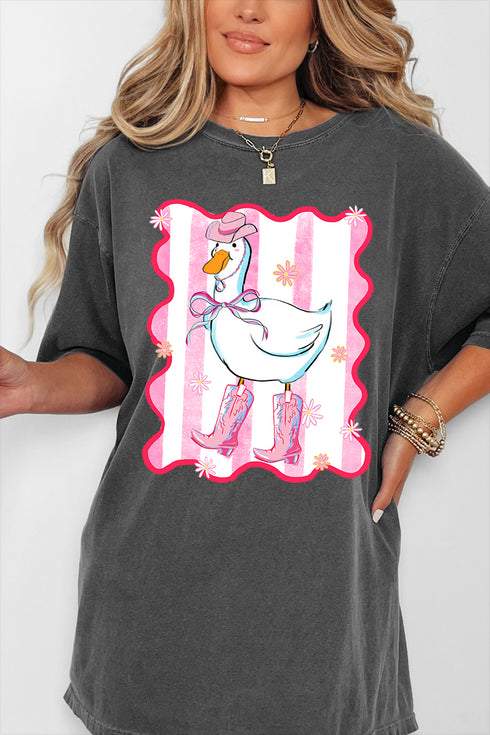 Saddle Up Silly Goose Comfort Colors Adult Ring-Spun Cotton Tee