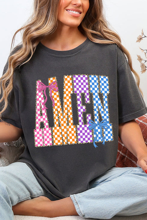 Color Check Amen Comfort Colors Adult Ring-Spun Cotton Tee