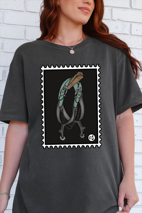 Spur Stamp Comfort Colors Adult Ring-Spun Cotton Tee