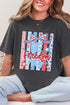 Striped Coquette Let Freedom Ring Comfort Colors Adult Ring-Spun Cotton Tee