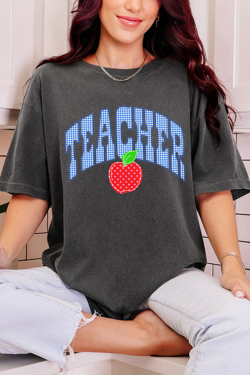 Sweet Apple Teacher Comfort Colors Adult Ring-Spun Cotton Tee