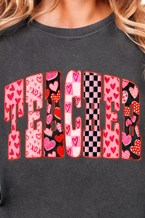 Teacher Full Of Love Comfort Colors Adult Ring-Spun Cotton Tee