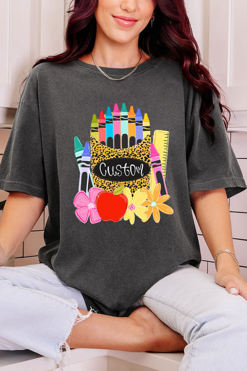 Personalized Teaching In Full Color Comfort Colors Adult Ring-Spun Cotton Tee *Enter Your Name