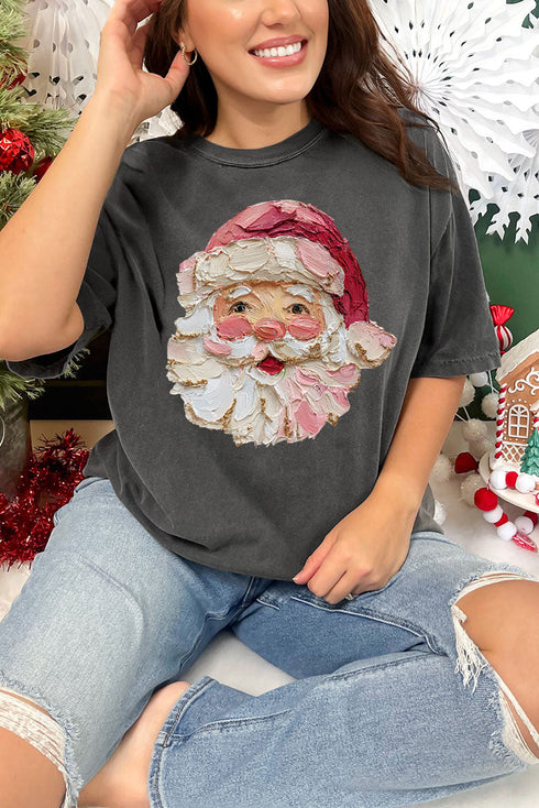 The Painted Santa Comfort Colors Adult Ring-Spun Cotton Tee