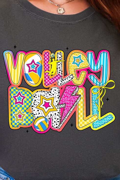 Vibrant Volleyball Comfort Colors Adult Ring-Spun Cotton Tee