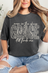 White Grace In Bloom Comfort Colors Adult Ring-Spun Cotton Tee