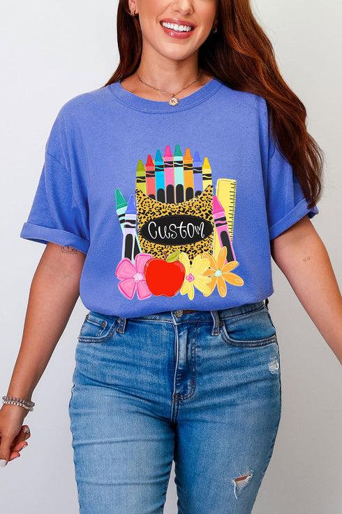Personalized Teaching In Full Color Comfort Colors Adult Ring-Spun Cotton Tee *Enter Your Name