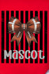 Personalized Black Varsity Bow Comfort Colors Adult Ring-Spun Cotton Tee *Enter Mascot Name