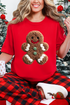 Faux Yarn Gingerbread Kisses Comfort Colors Adult Ring-Spun Cotton Tee
