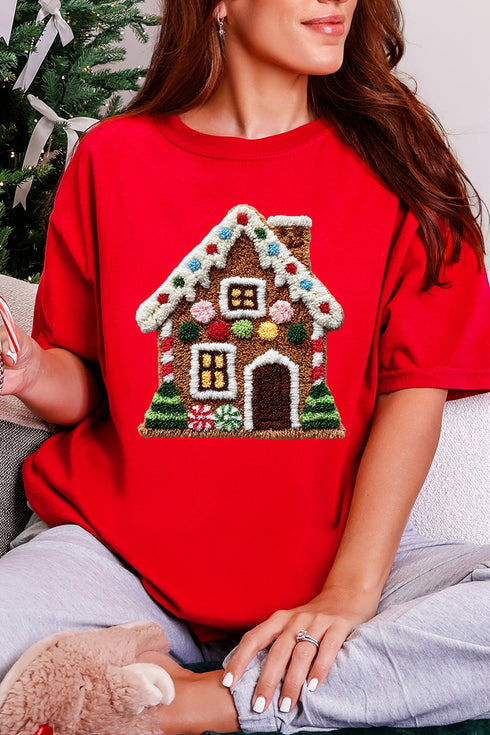 Faux Yarn Merry Manor Comfort Colors Adult Ring-Spun Cotton Tee