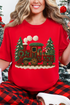Faux Yarn Mistletoe Express Comfort Colors Adult Ring-Spun Cotton Tee