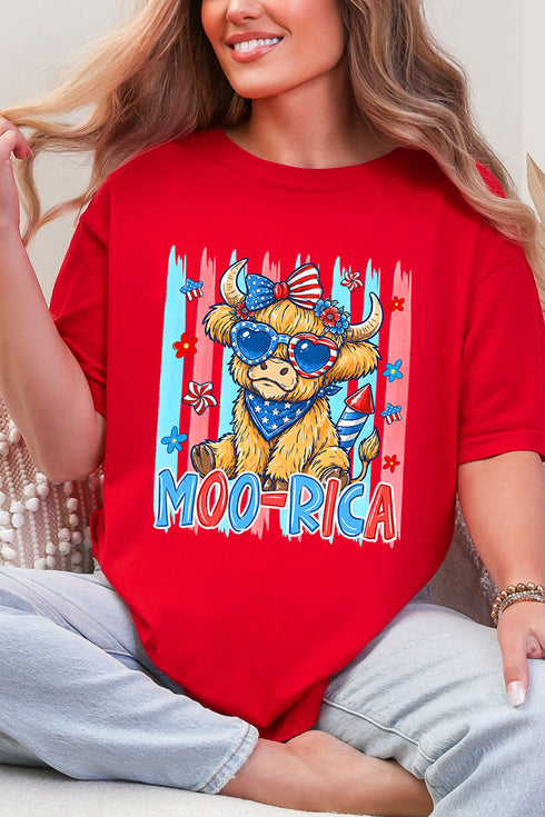 Moo-Rica Comfort Colors Adult Ring-Spun Cotton Tee