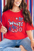 Red, White & 250 Comfort Colors Adult Ring-Spun Cotton Tee